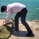 مرگ تلخ صیاد درگهانی حین صید میگو در آب‌های خلیج فارس