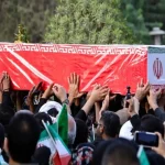 ورود پیکرهای مطهر ۱۴ شهید گمنام به بندرعباس