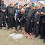 آیین کلنگ‌زنی مدرسه «شجره طیبه» با حضور نماینده آیت‌الله سیستانی در میناب