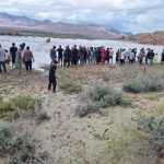 نجات ۵ سرنشین خودروی کی‌ام‌سی از آبنمای سیداحمدی بستک پس از عملیات ۹ ساعته