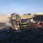 حادثه مرگبار وانت آریسان در جاده جاسک
